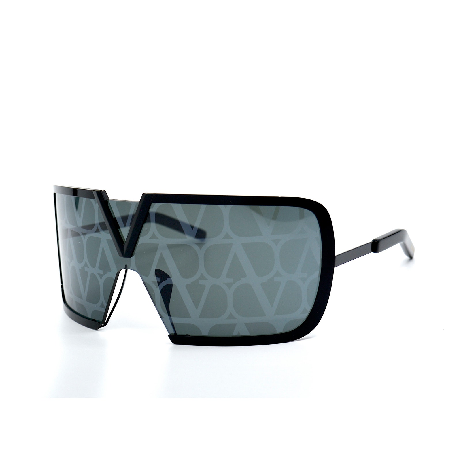 NEW Valentino V-ROMASK VLS120A Shield Sunglasses Unisex Logo Lens 100% Authentic