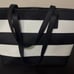 Michael Kors Jet Set Black & White Stripe Tote