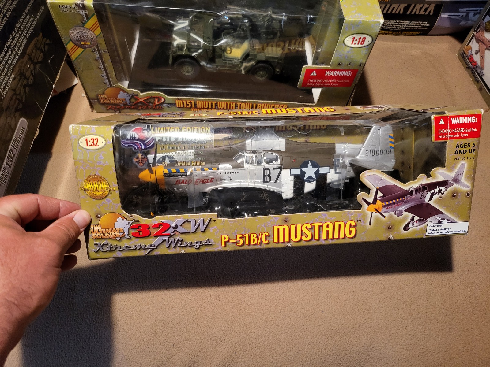 21st Century Toys 1:32 scale P-51D Mustang “Ridge Runner” Fighter Aircraft