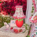 Strawberry Shortcake Patchwork Ruffled Table Lamp BNIB