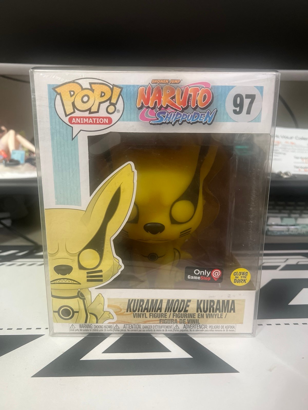 Naruto Glow In The Dark Kurama Mode Kurama Funko Pop 97