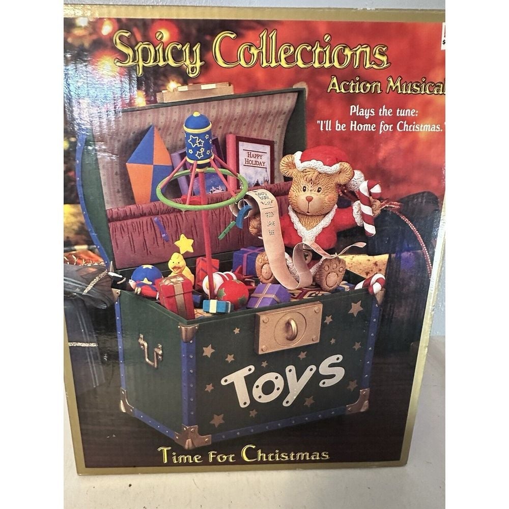 RARE~1997~Spicy Collections Musical~ Time For Christmas Plays I'll Be Home for