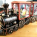 Train Snow Globe Christmas Snow Globe Lantern with Auto 6H Timer and Manual
