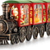 Train Snow Globe Christmas Snow Globe Lantern with Auto 6H Timer and Manual