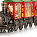 Train Snow Globe Christmas Snow Globe Lantern with Auto 6H Timer and Manual