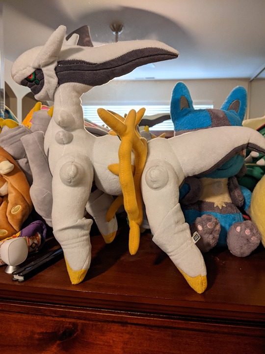 Arceus large TOMY Pokemon Plush