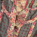 Vintage 2000s Juicy Couture Floral Pink Blue Gray Mini Dress Silk Size 6