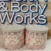 Bath Body Works Hot Pink Cocoa Candles