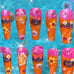 Sunkissed Hello Kitty Luxury Nails ໒꒰ྀིᵔ ᵕ ᵔ ꒱ྀི১