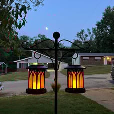 Hanging Solar Lights Lantern Outdoor 2 Pack