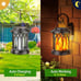 Hanging Solar Lights Lantern Outdoor 2 Pack