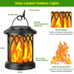 Hanging Solar Lights Lantern Outdoor 2 Pack