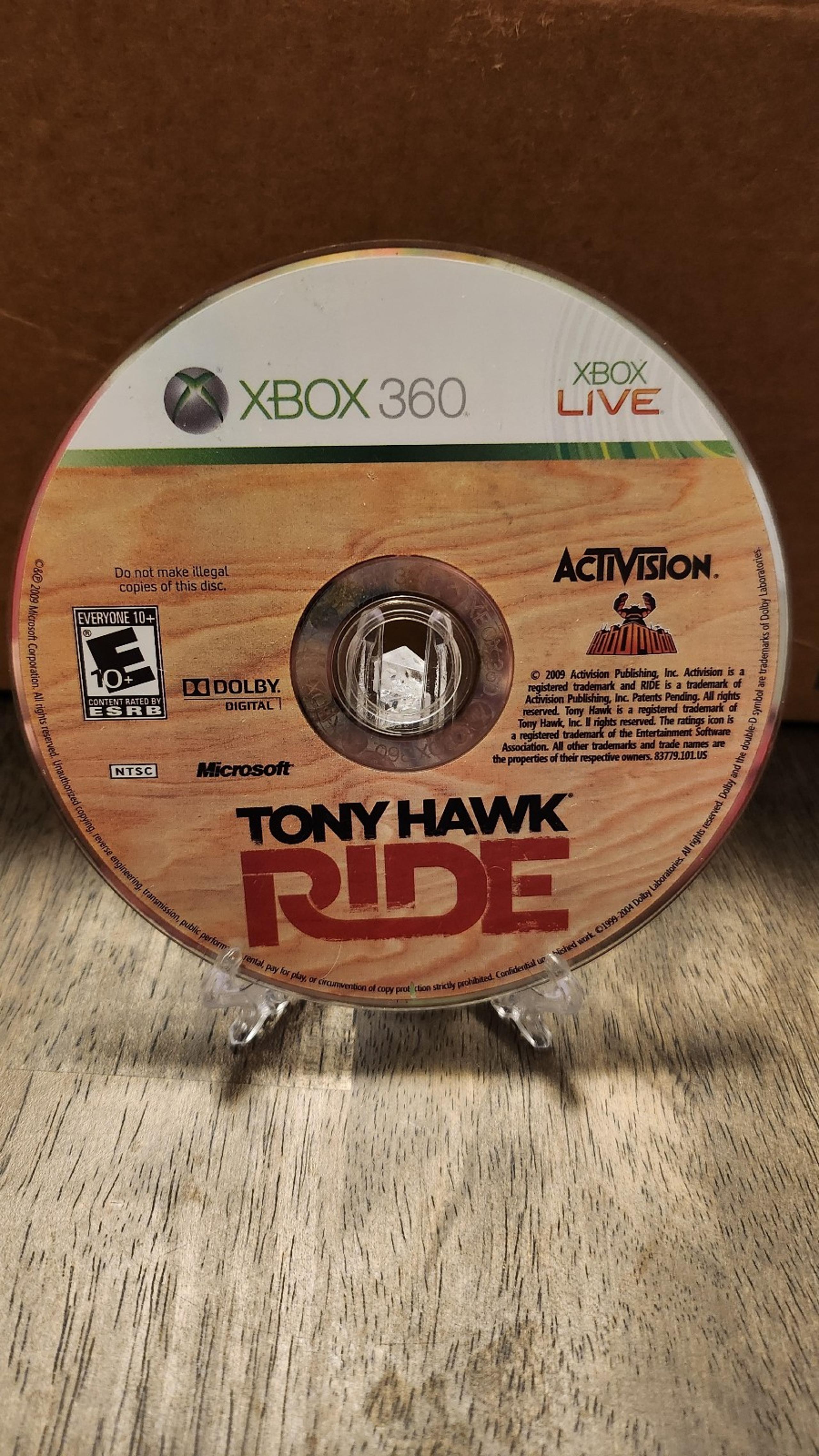 Tony Hawk Ride Xbox 360 (Disc only)
