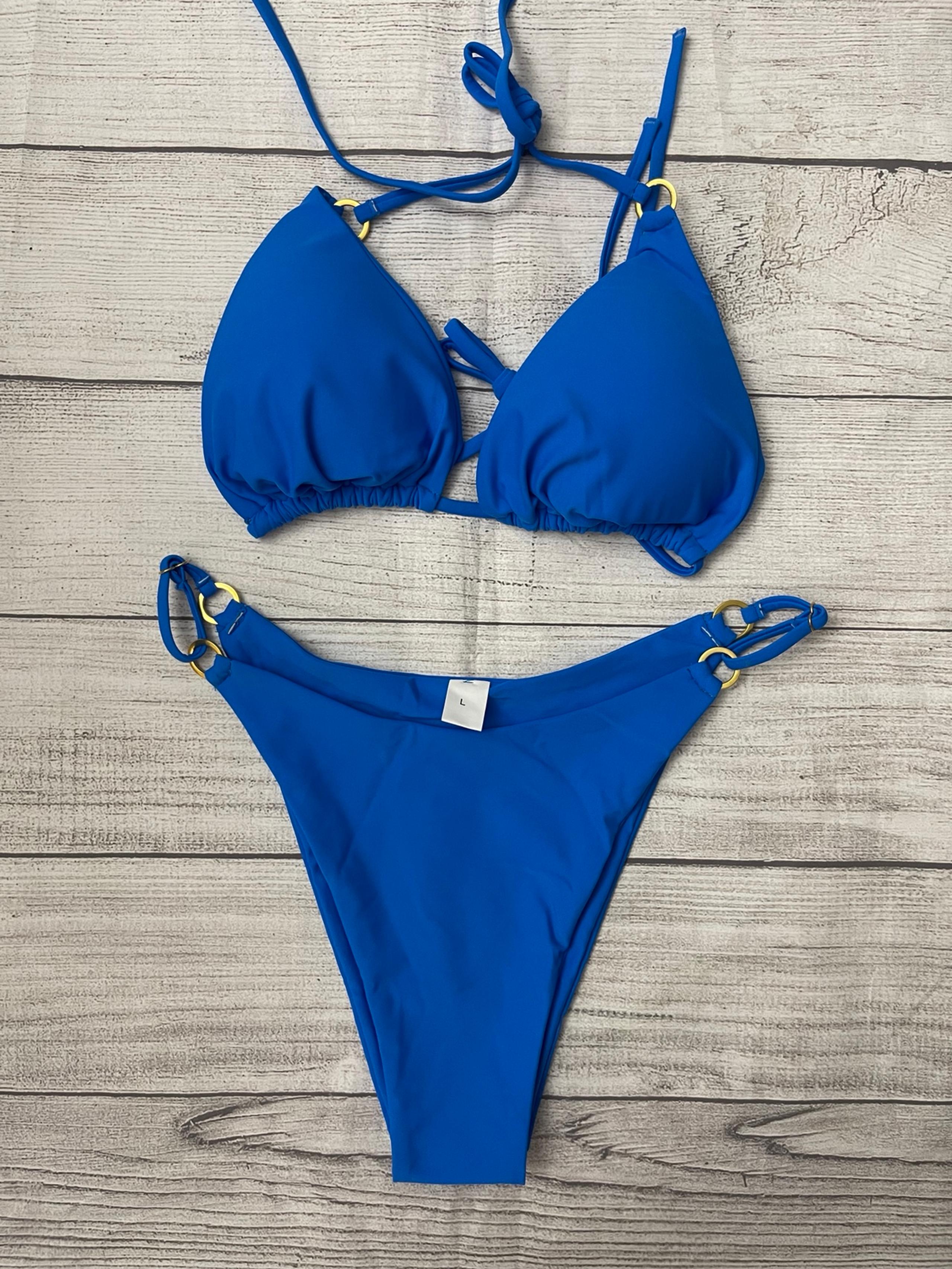 NWOT blue Bikini (large)