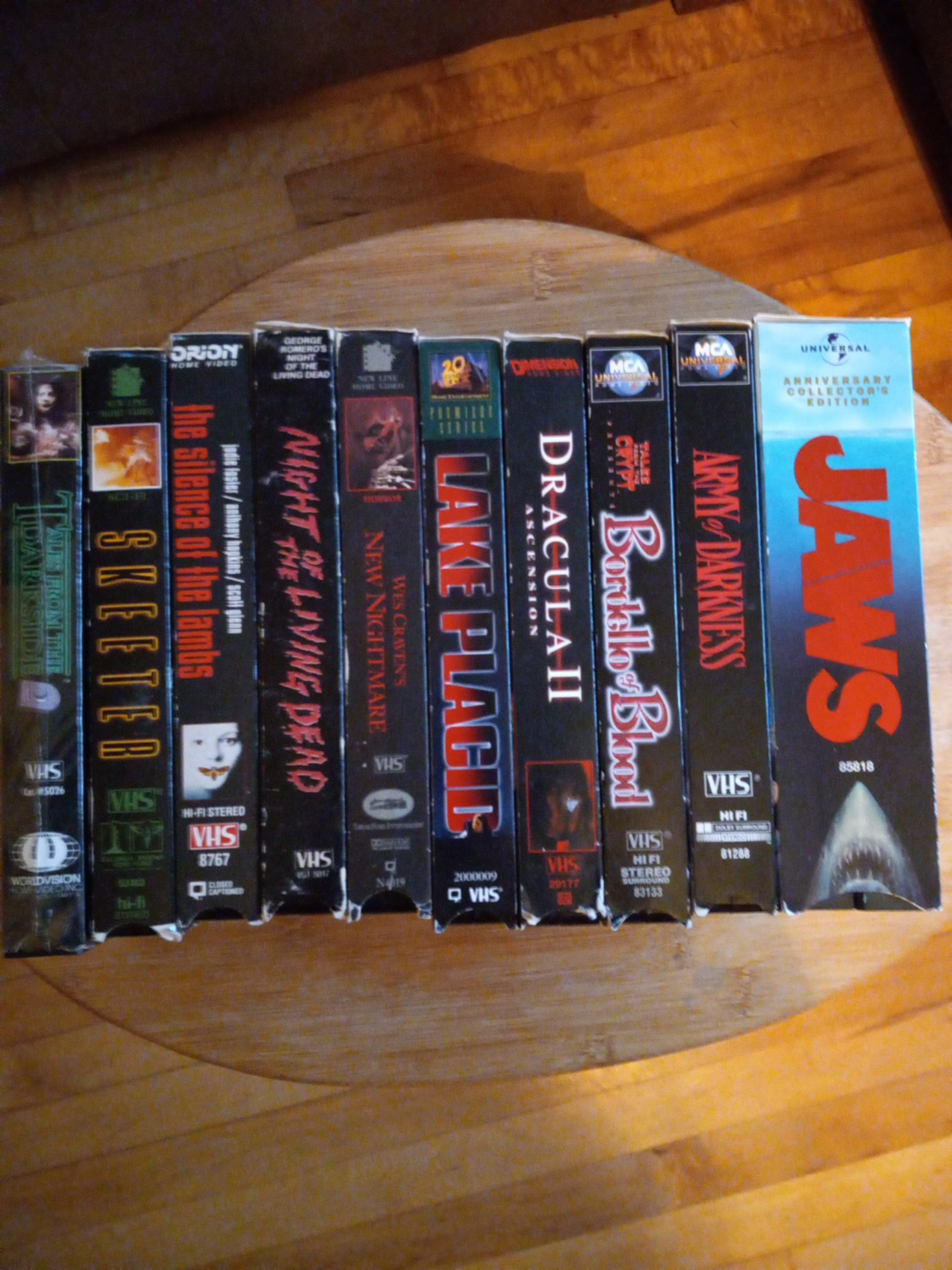 Horror VHS Lot (10) *free shipping*