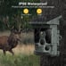 Trail Camera Solar Powered 46MP 4K Native 30FPS, WiFi Bluetooth Hunting