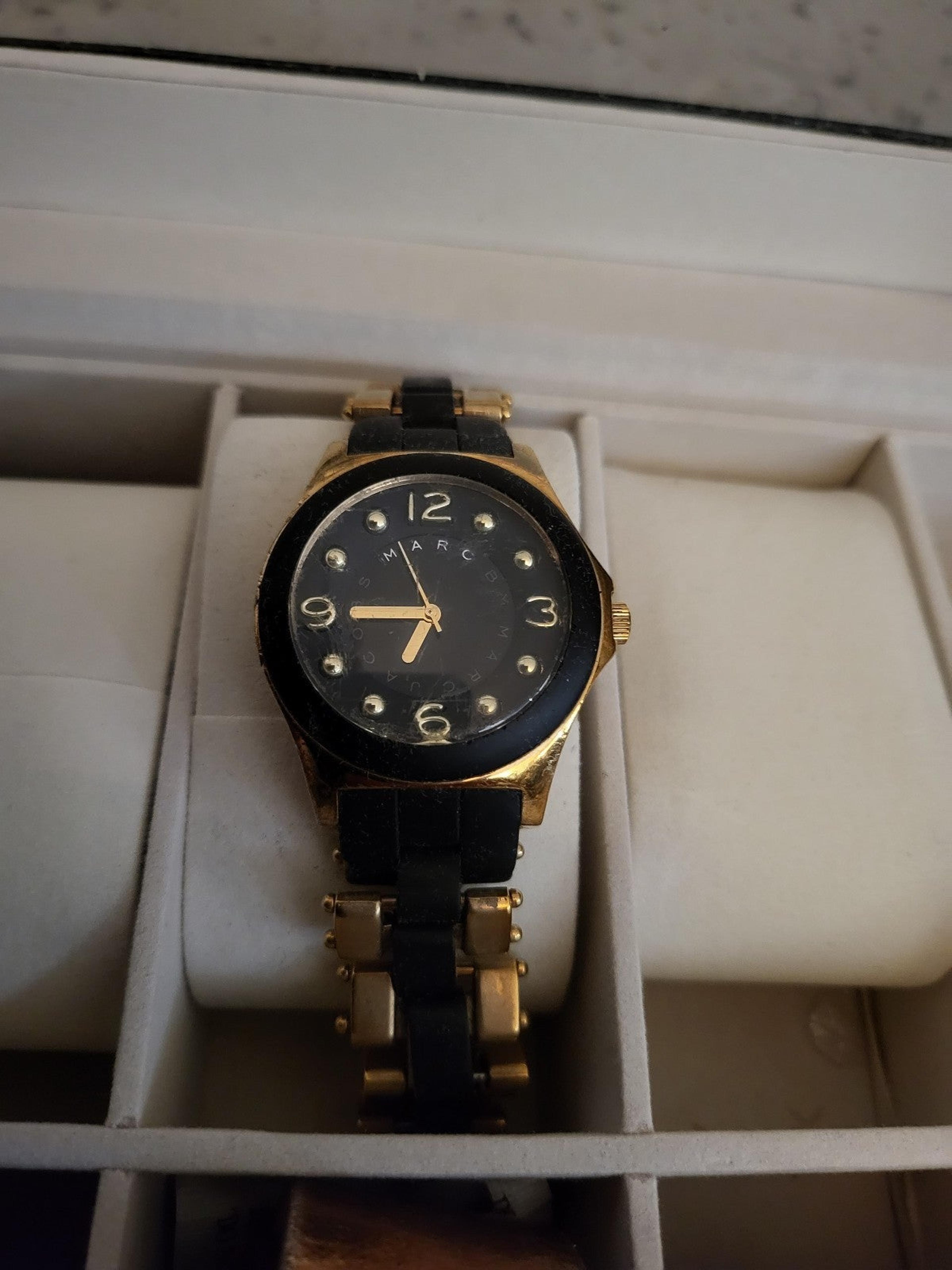 Marc jacobs gold watch mens Clearance