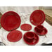 Homer Laughlin Fiesta Red Set 8 piece for Two