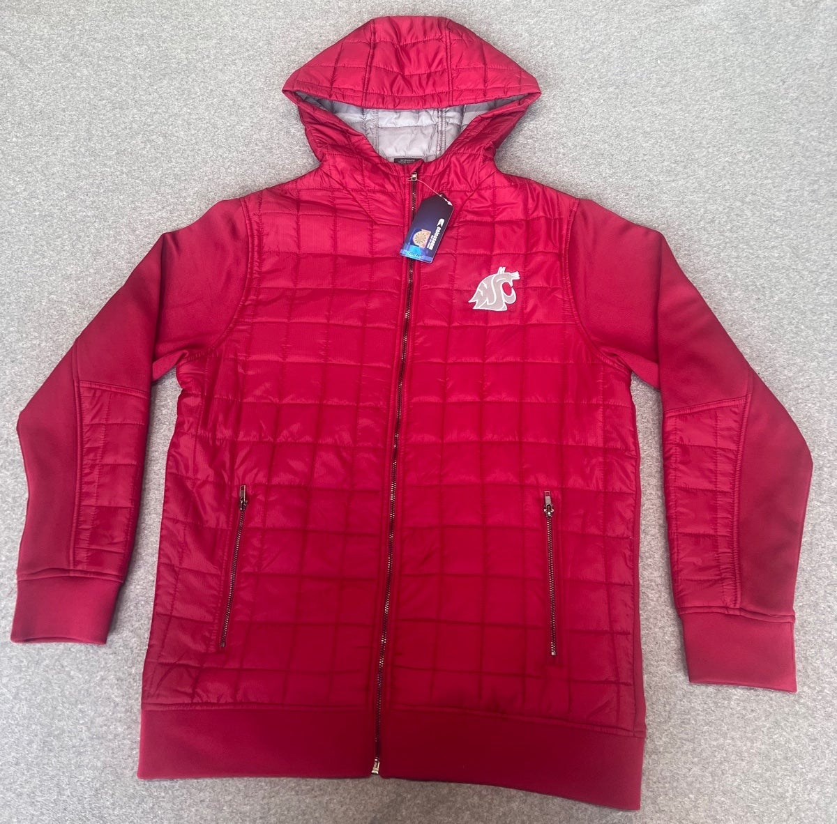 NWT Mens Colosseum WSU Full Zip