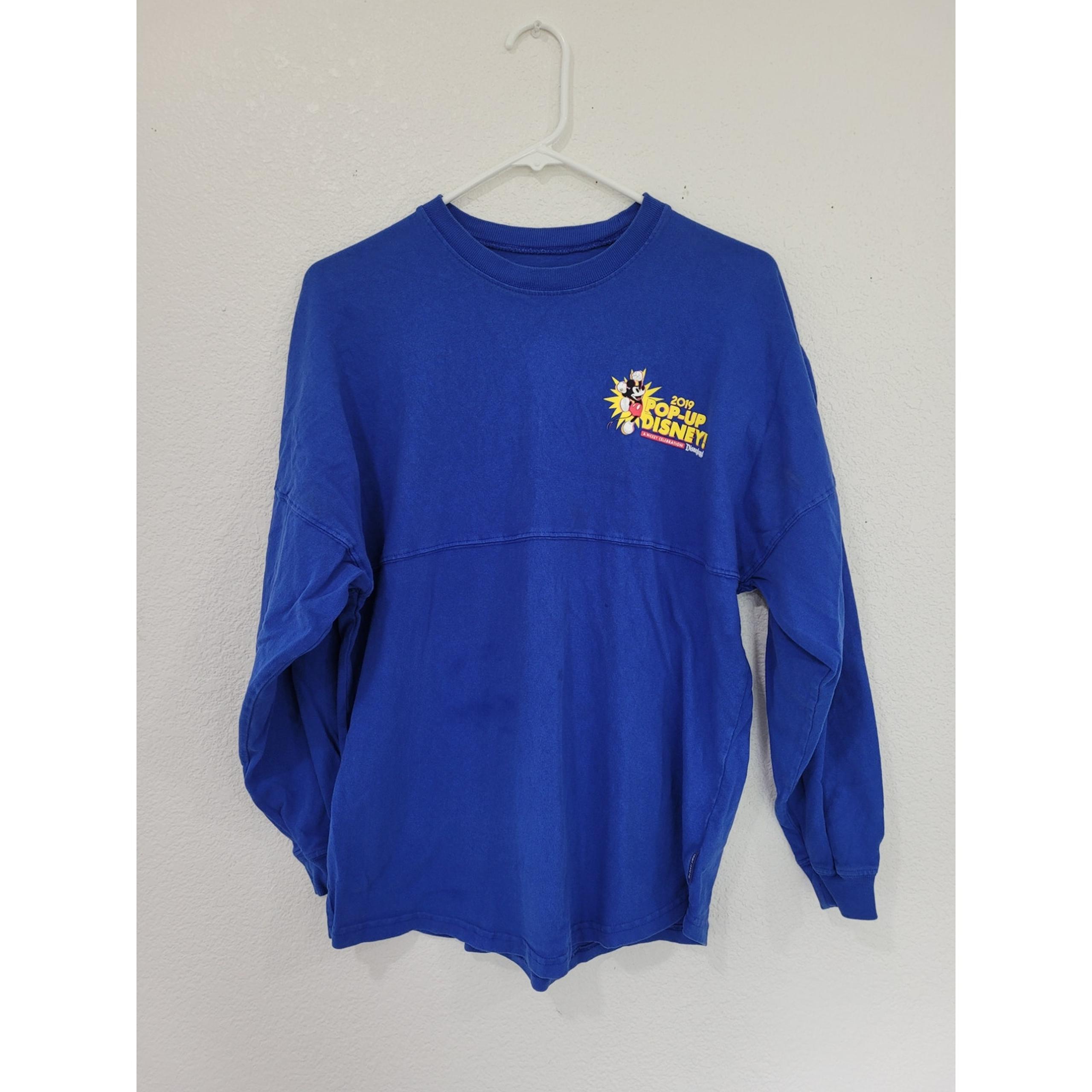 Disneyland Parks Spirit Jersey XS Blue Mickey Mouse Pop-Up 2019 Disney #8/16