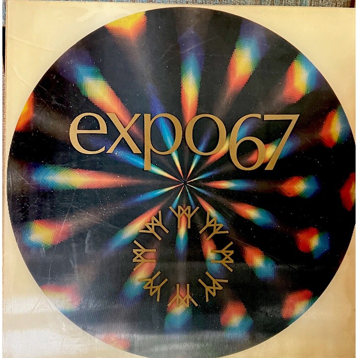 1967 VARI VUE SO RARE EXPO 67 3D LENTICULAR SHOOTING DARTS CANADIAN WORLDS FAIR