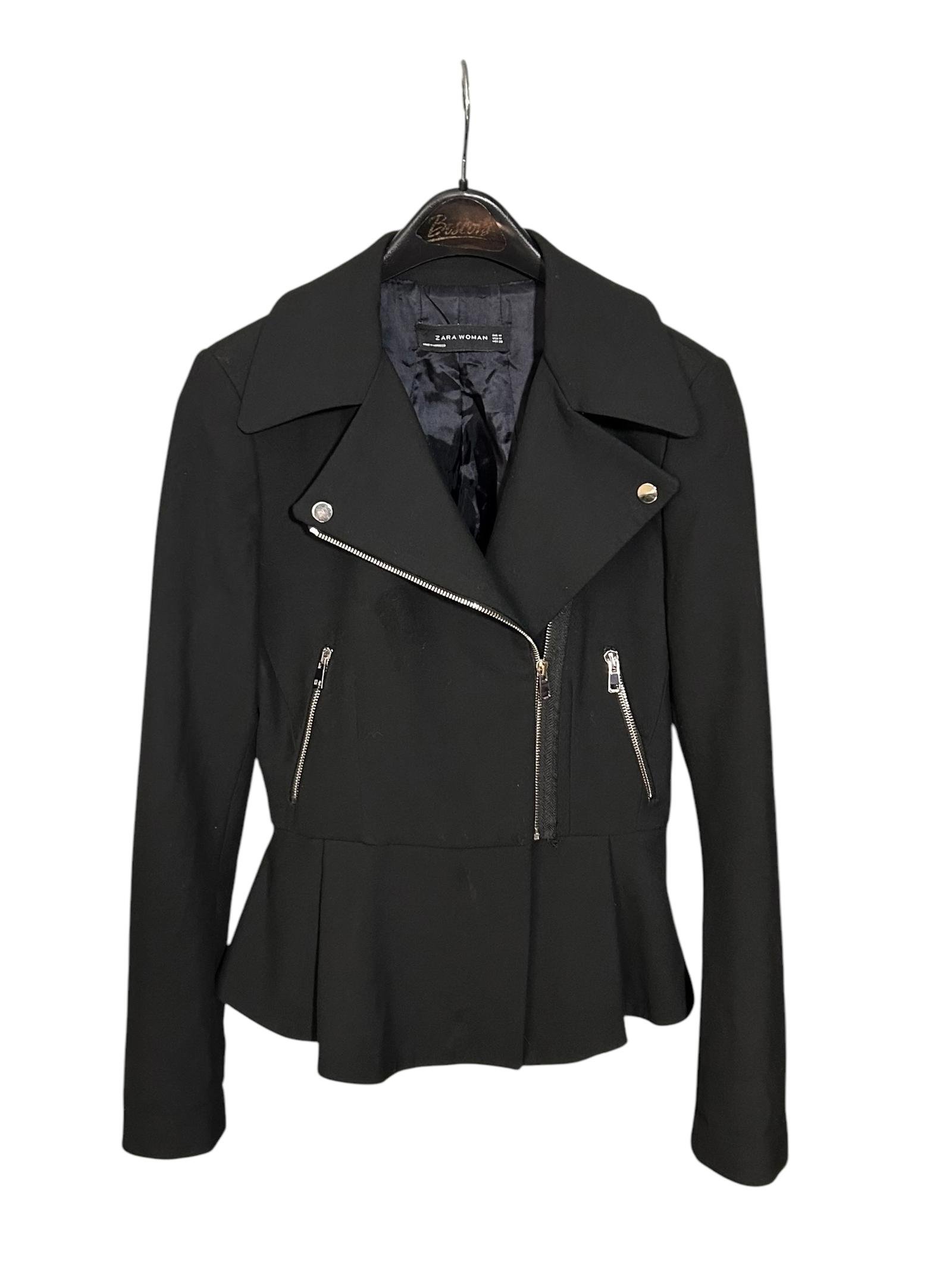 Peplum coat zara deals