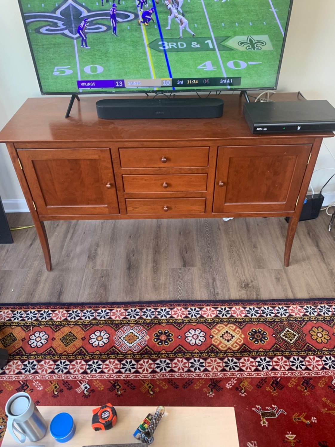 antique tv stand