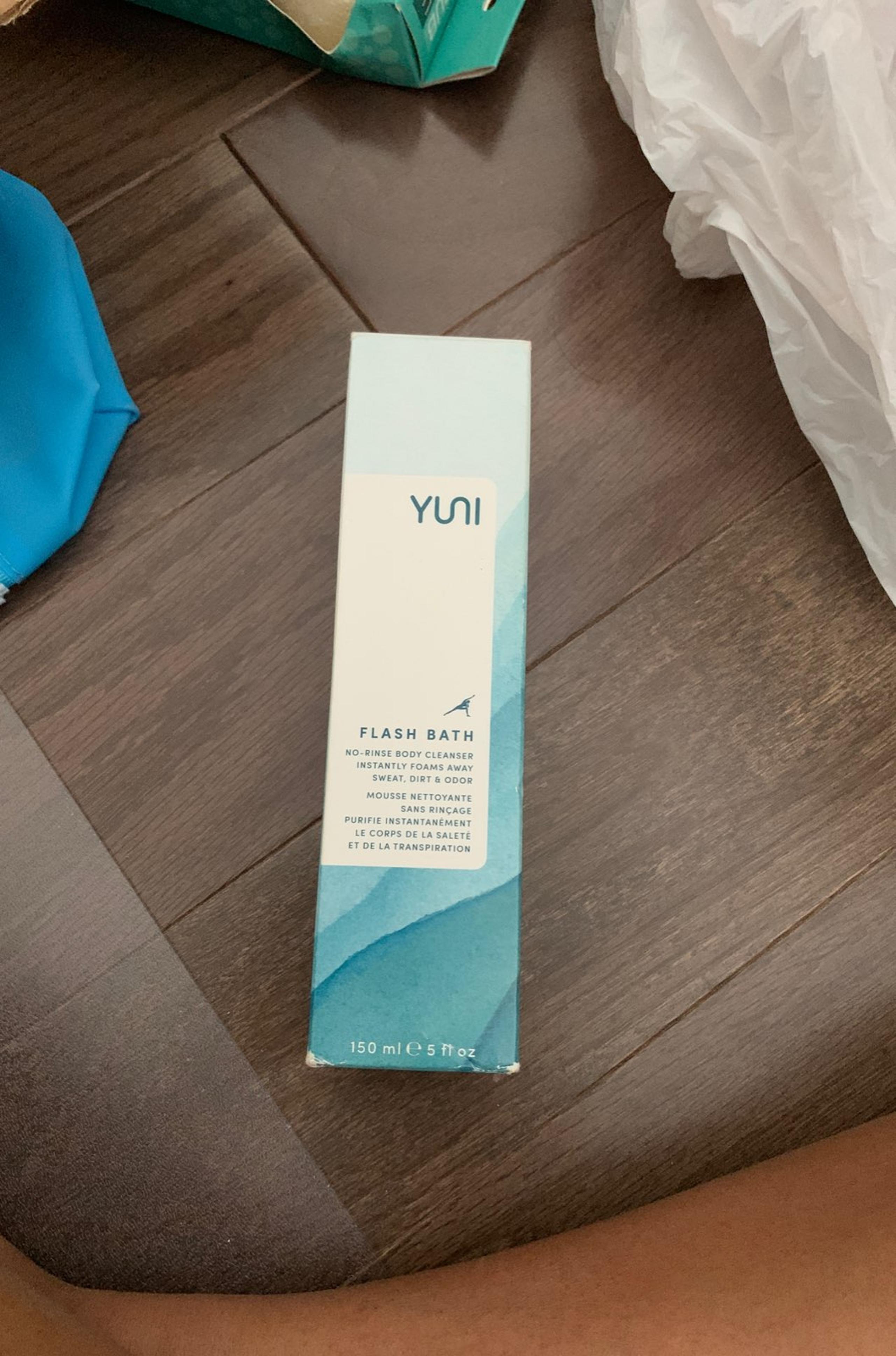 New yuni flash bath no rinse body cleans