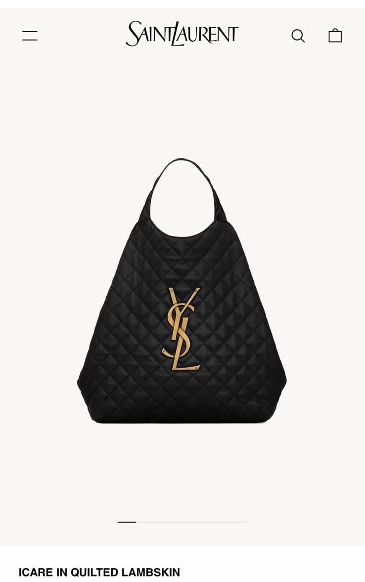 YSL Large Black Bag