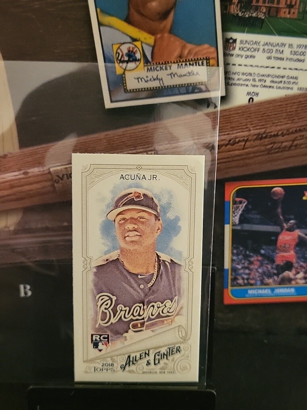 2018 Topps Allen & Ginter Ronald Acuna Jr Mini Rookie #207