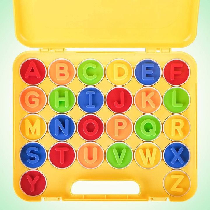 Letters Matching Eggs 26PCS ABC Alphabet Color Recoginition Sorter Puzzle Easter