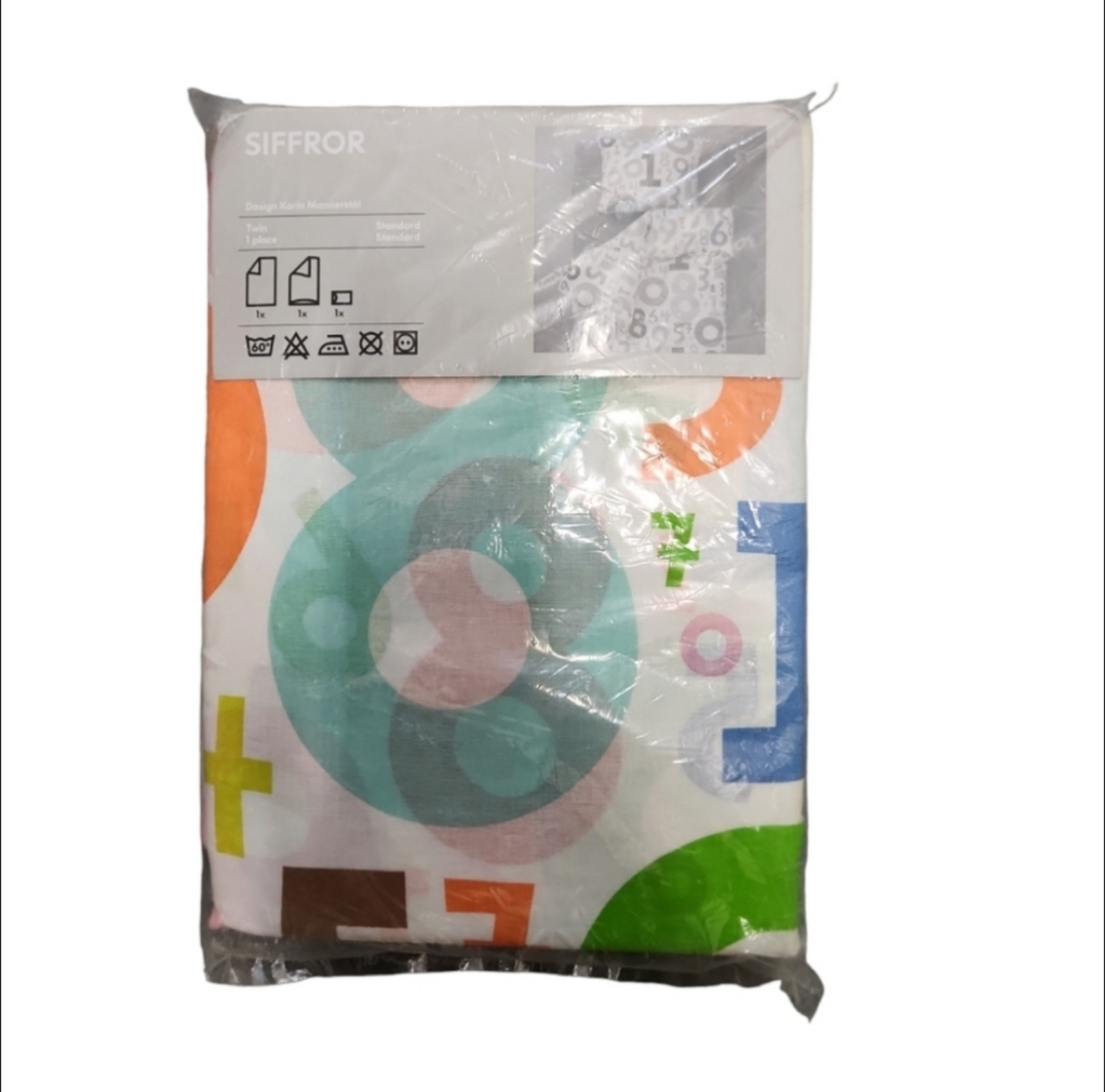 2006 IKEA SIFFROR Karin Mannerstal Twin Standart Bedding Set 401.015.87
