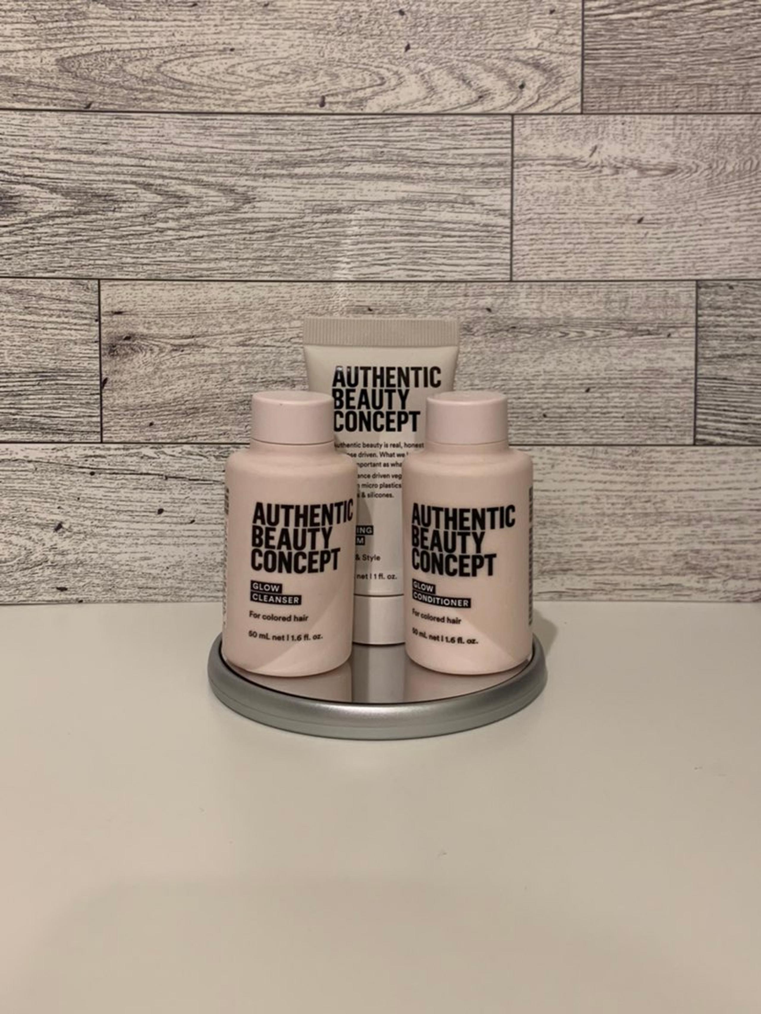 Authentic Beauty Concept Shaping Cream, Glow Cleanser, and Glow Conditioner