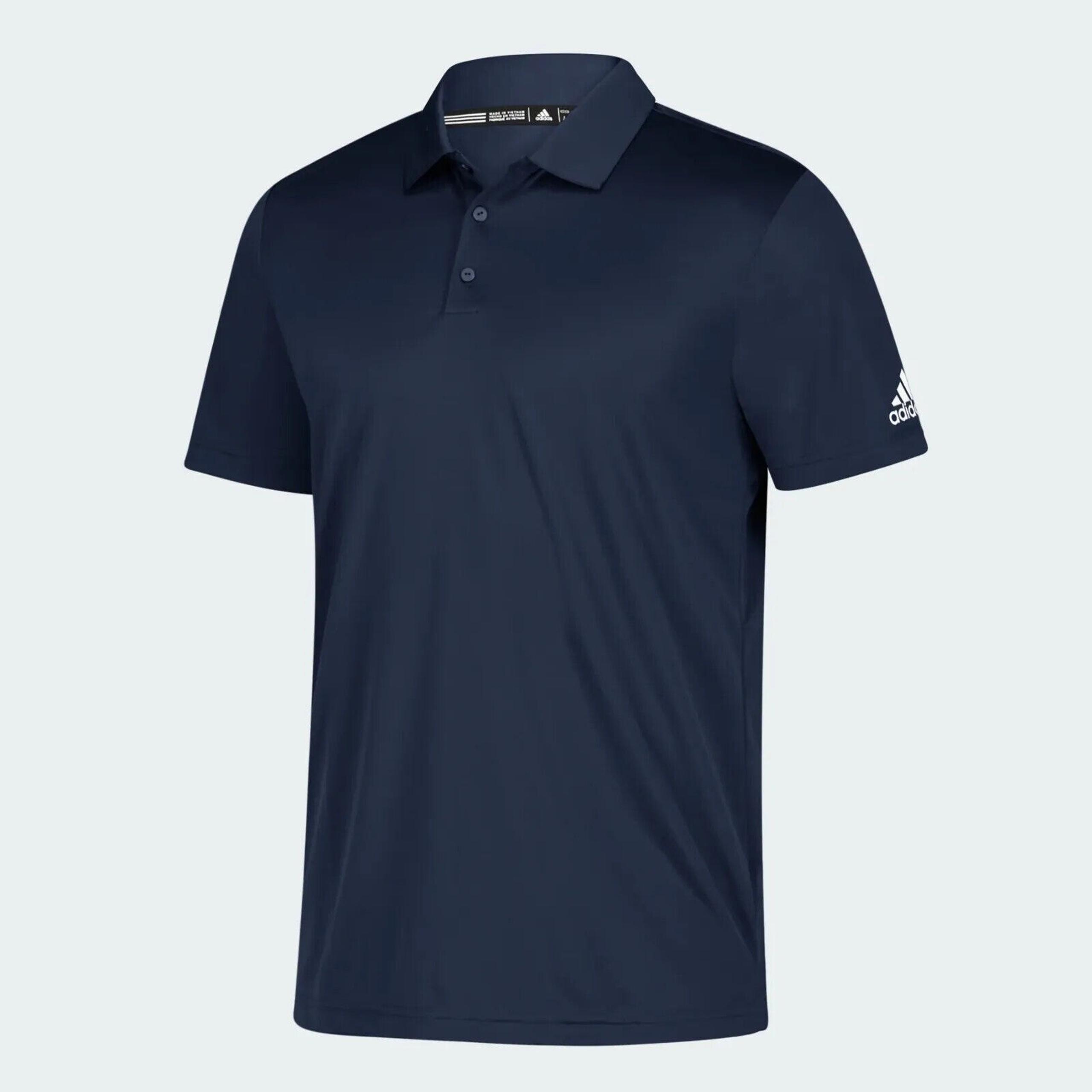 NWT Men's Adidas Big & Tall Logo Polo Shirt Navy Blue 3XL