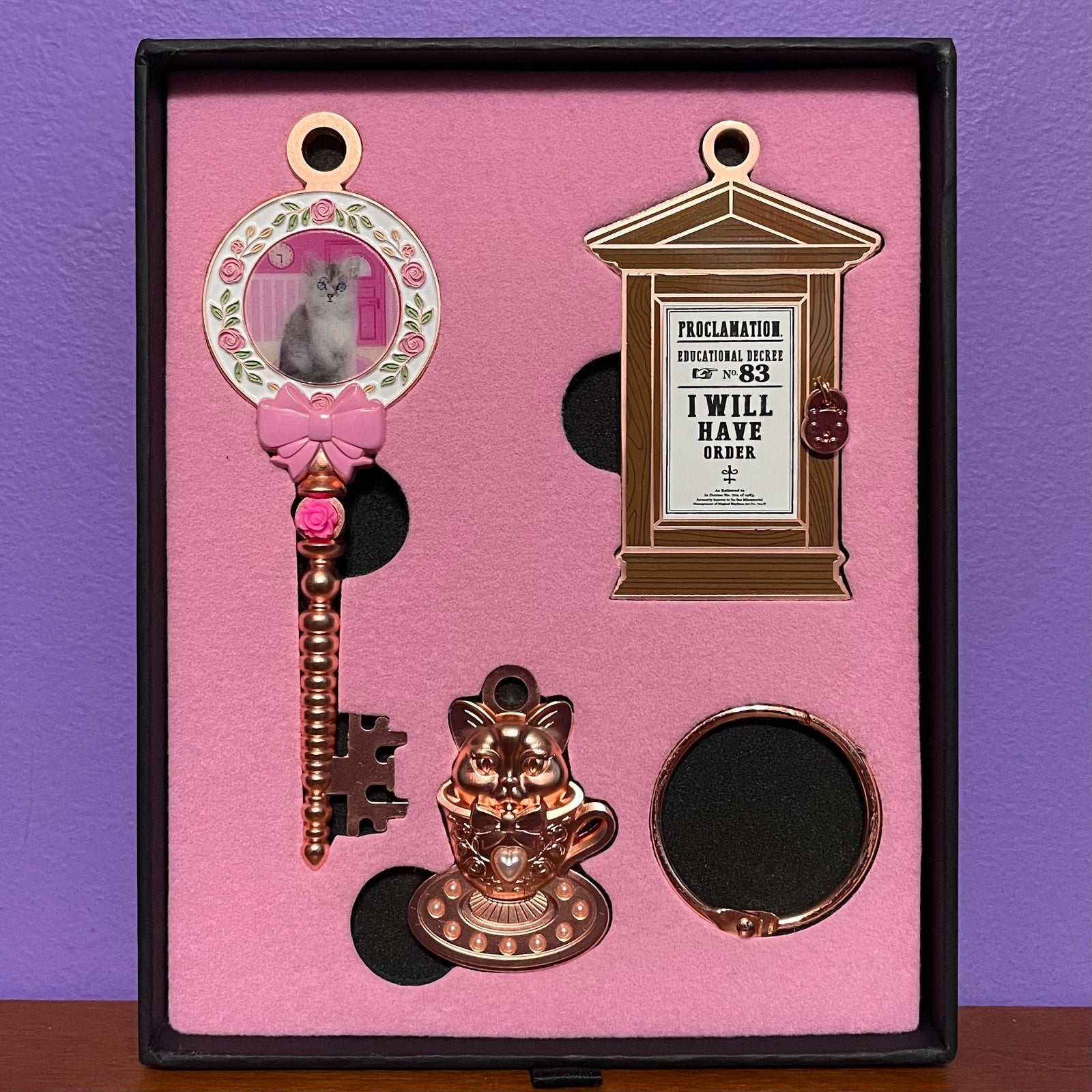 Litjoy Magical Key Dolores Umbridge Pink Professor Office Harry Potter Key #17
