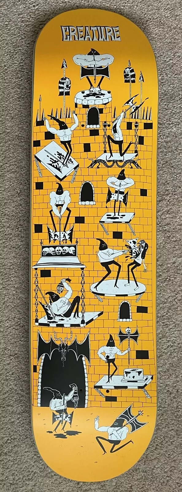 CREATURE Skateboards Free for All 8.0" Powerply skateboard deck Jay Howell