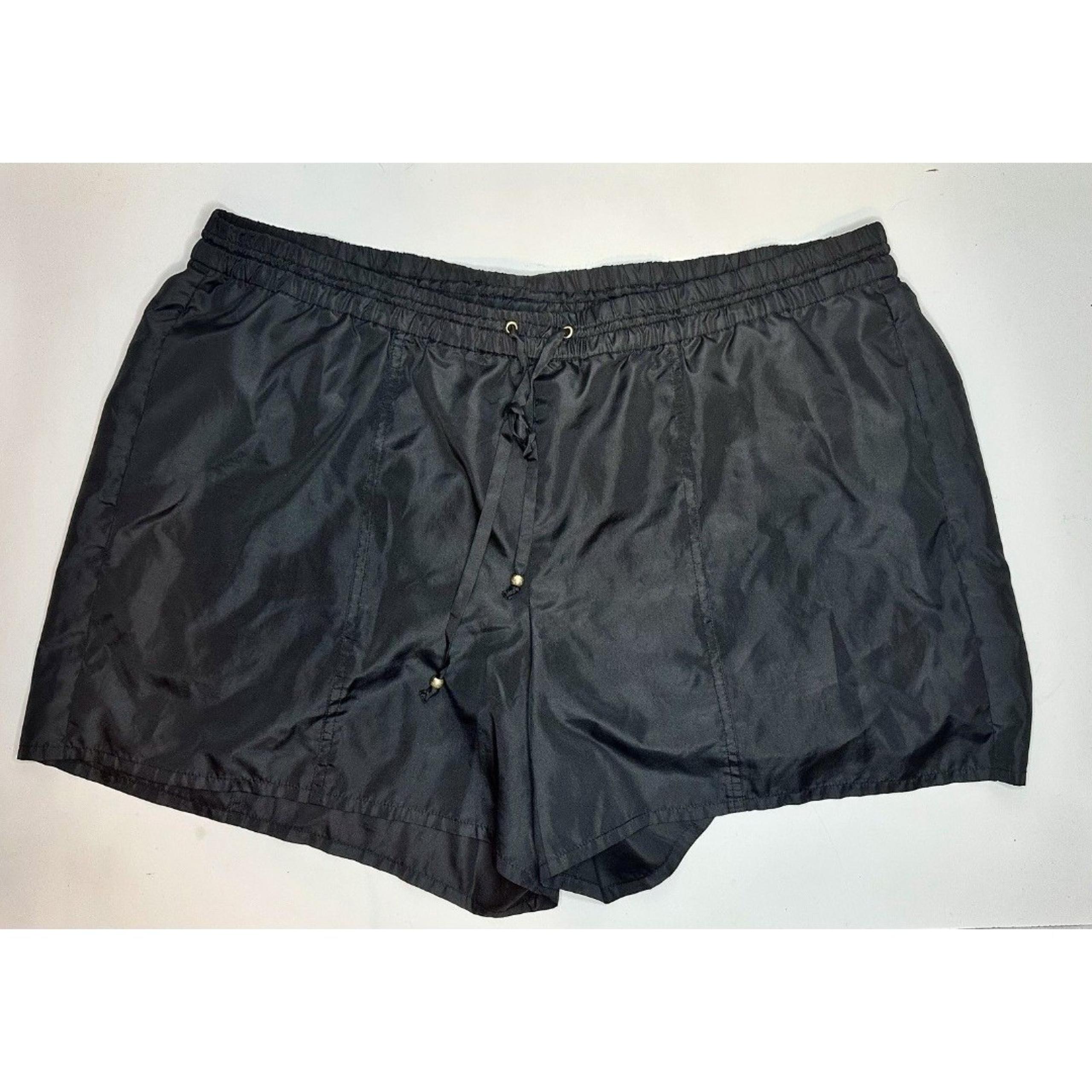 Lane Bryant Athletic Shorts Women’s 18/20 Black Elastic Waist Drawstring