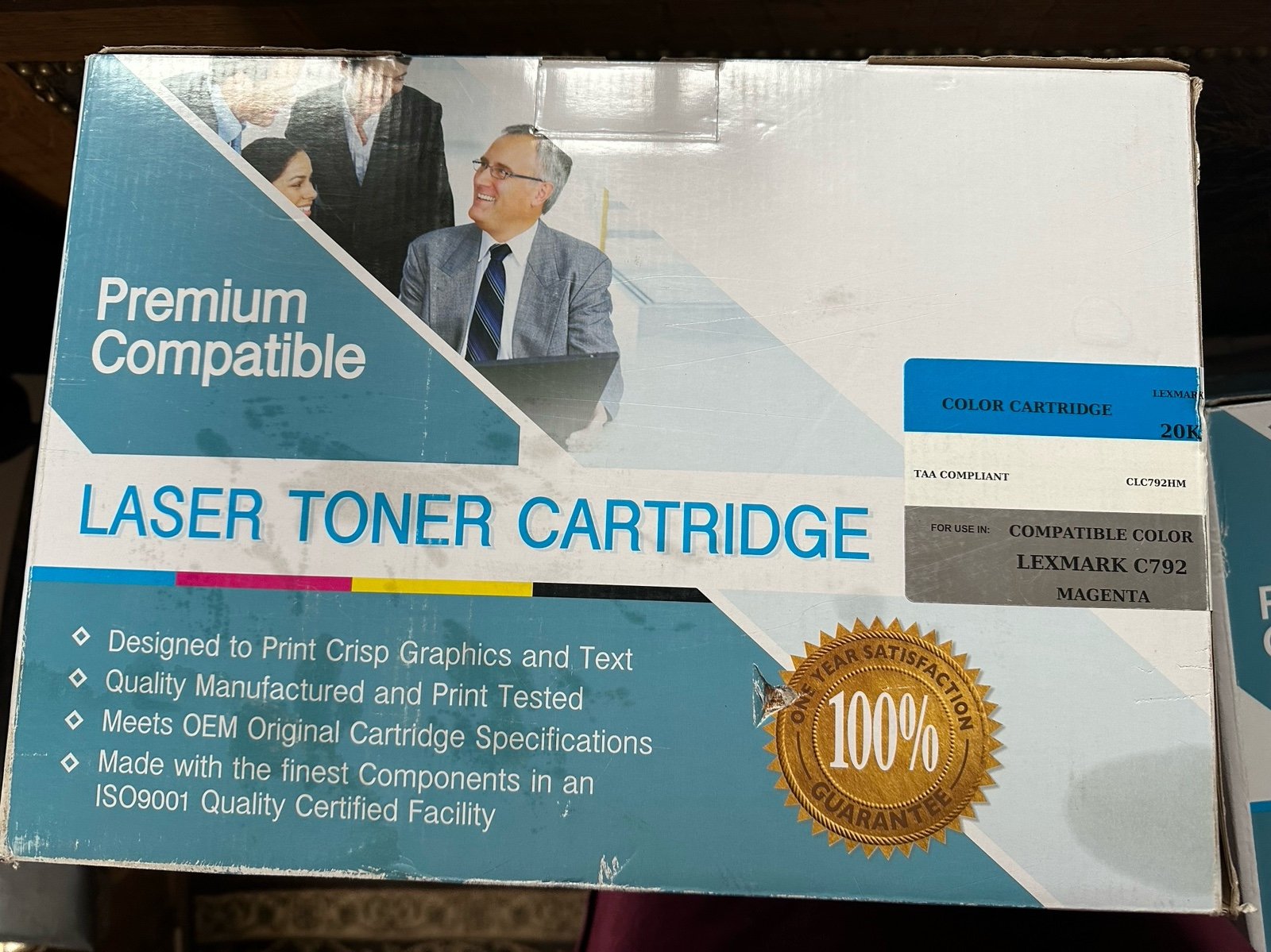 Premium Compatible Lexmark Toner Cartridge (Magenta). New.