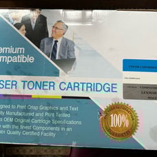 Premium Compatible Lexmark Toner Cartridge (Magenta). New.