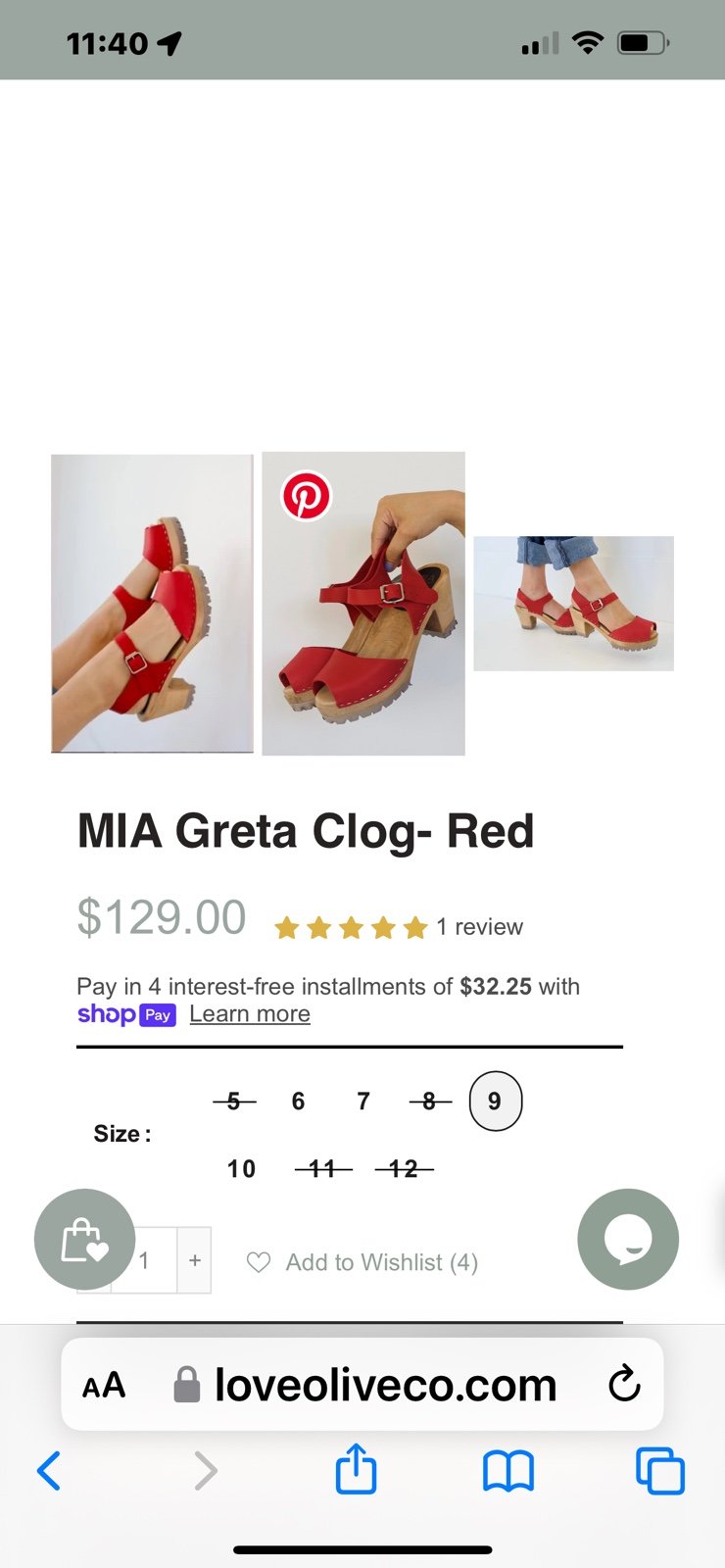 Mia Greta clogs