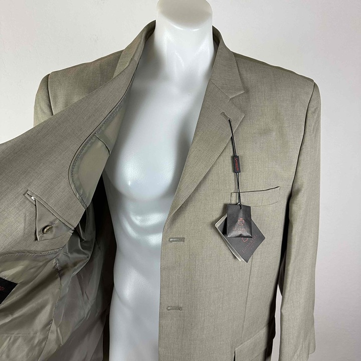 NWT Leonardi Super 150’s Italian Blazer Jacket Size XXL