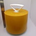 Vintage 45 rpm DISK-GO-CASE Record Holder/Tote - Yellow With White Handle
