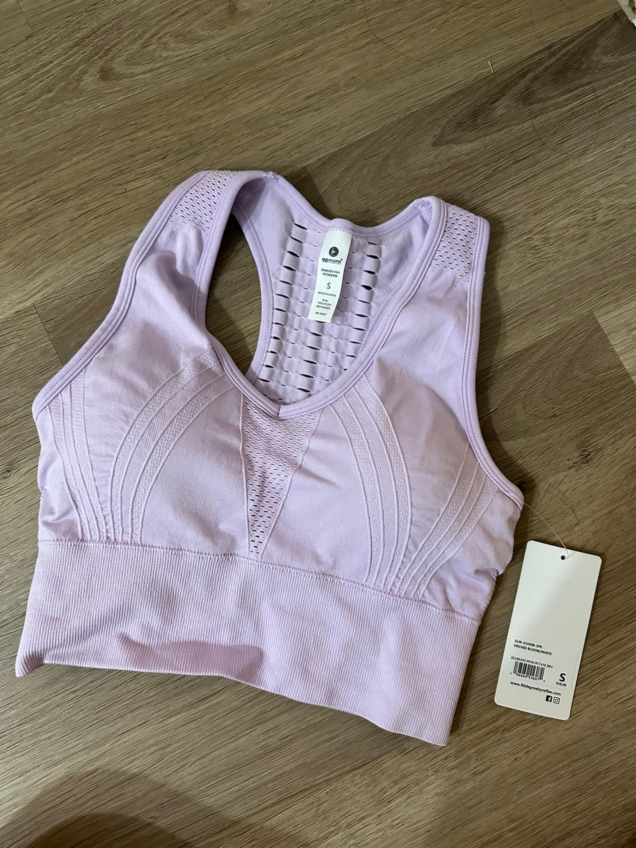 New With Tags sports bra size small seamless octane bra - 90 Degree By Reflex