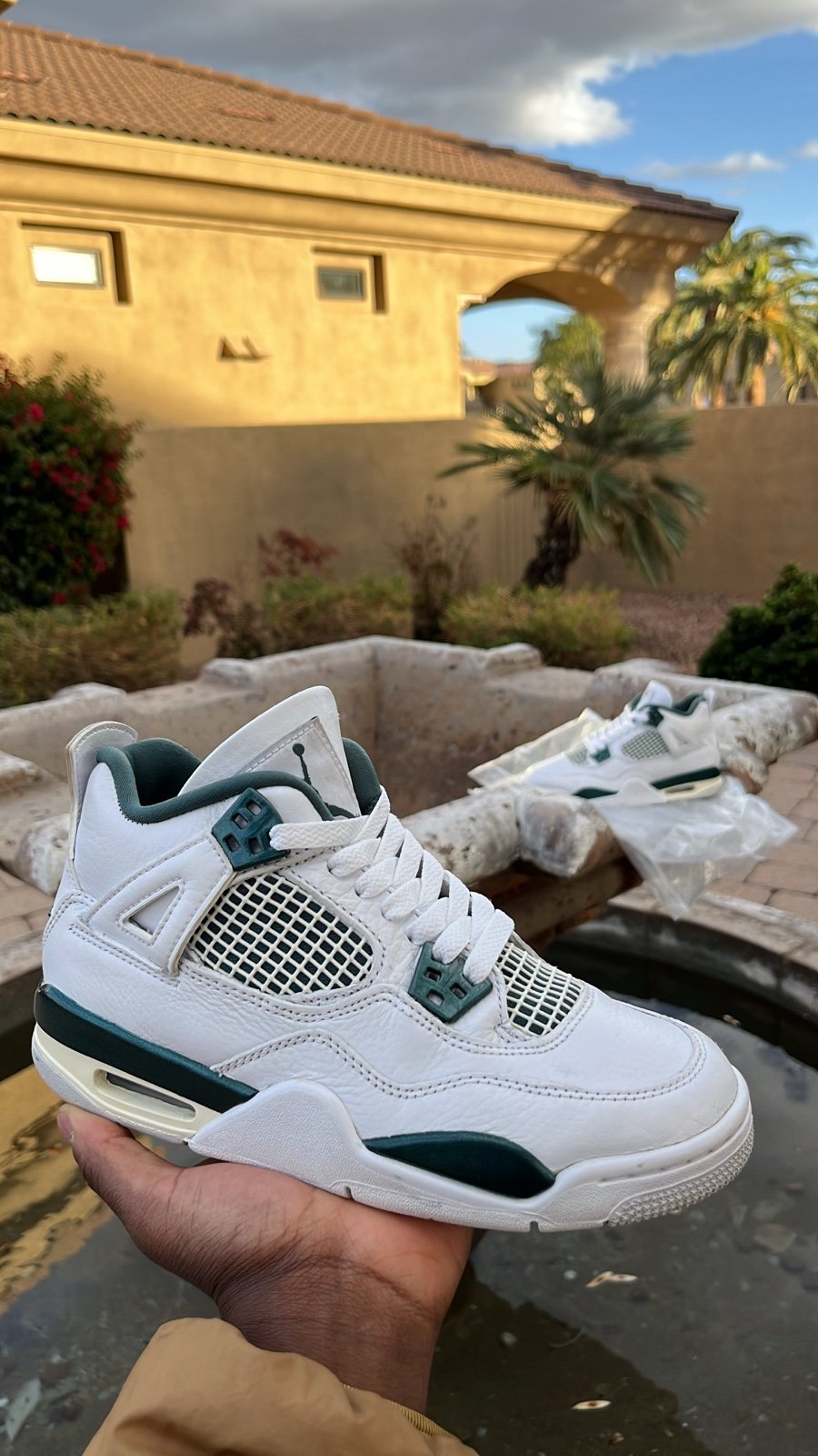 Nike Air Jordan 4 Retro GS ‘ Oxidized Green ‘ - Youth 4.5 / Women’s 6 LIKE NEW