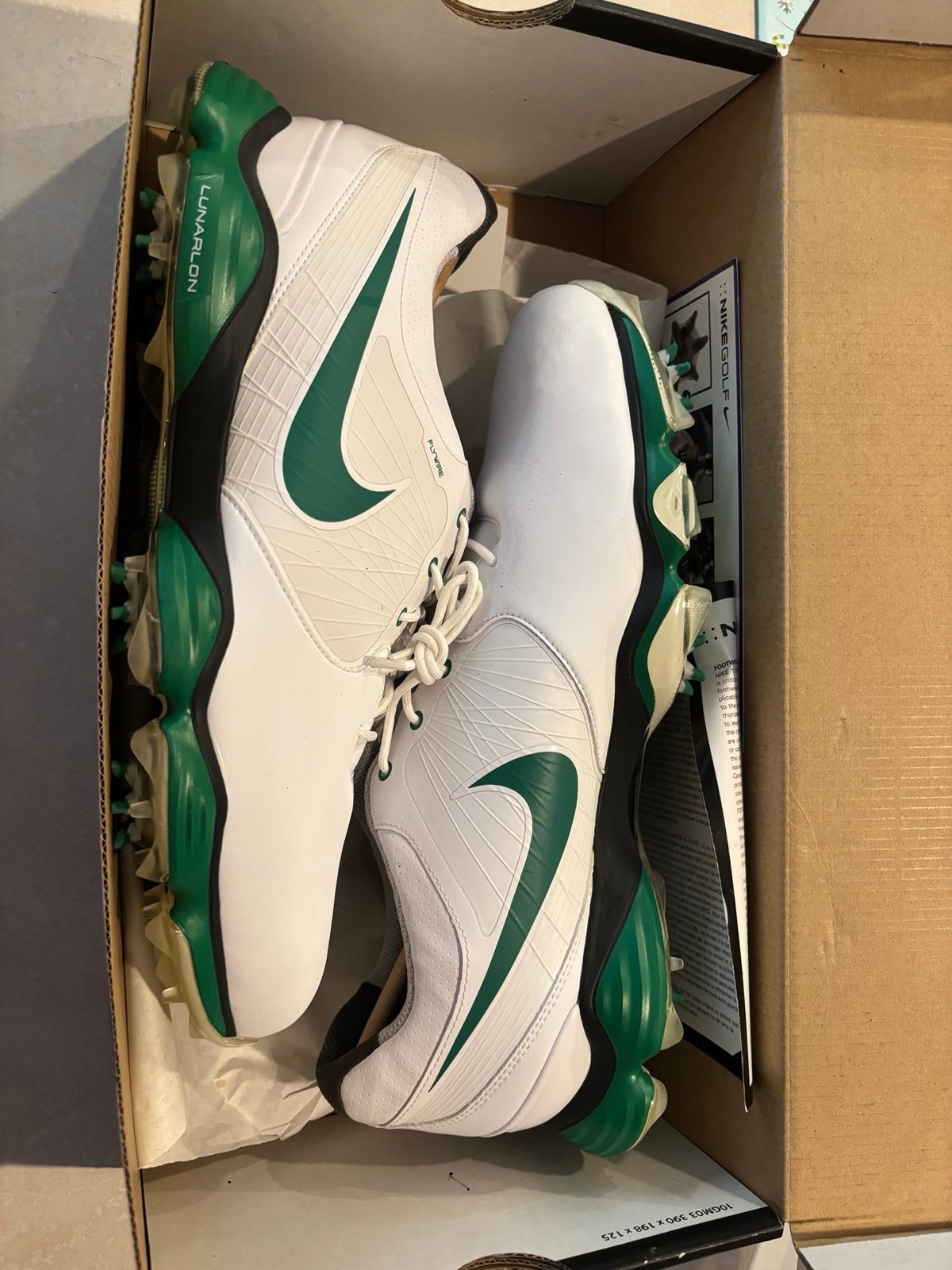 Nike Tiger Woods Rory Mcllory The Masters limited edition Green golf cleats