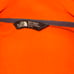 North face zip up fleece orange jacket xl