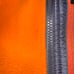 North face zip up fleece orange jacket xl