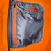 North face zip up fleece orange jacket xl