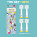 MEGA TEN 360-Degree Kids Electric Toothbrush