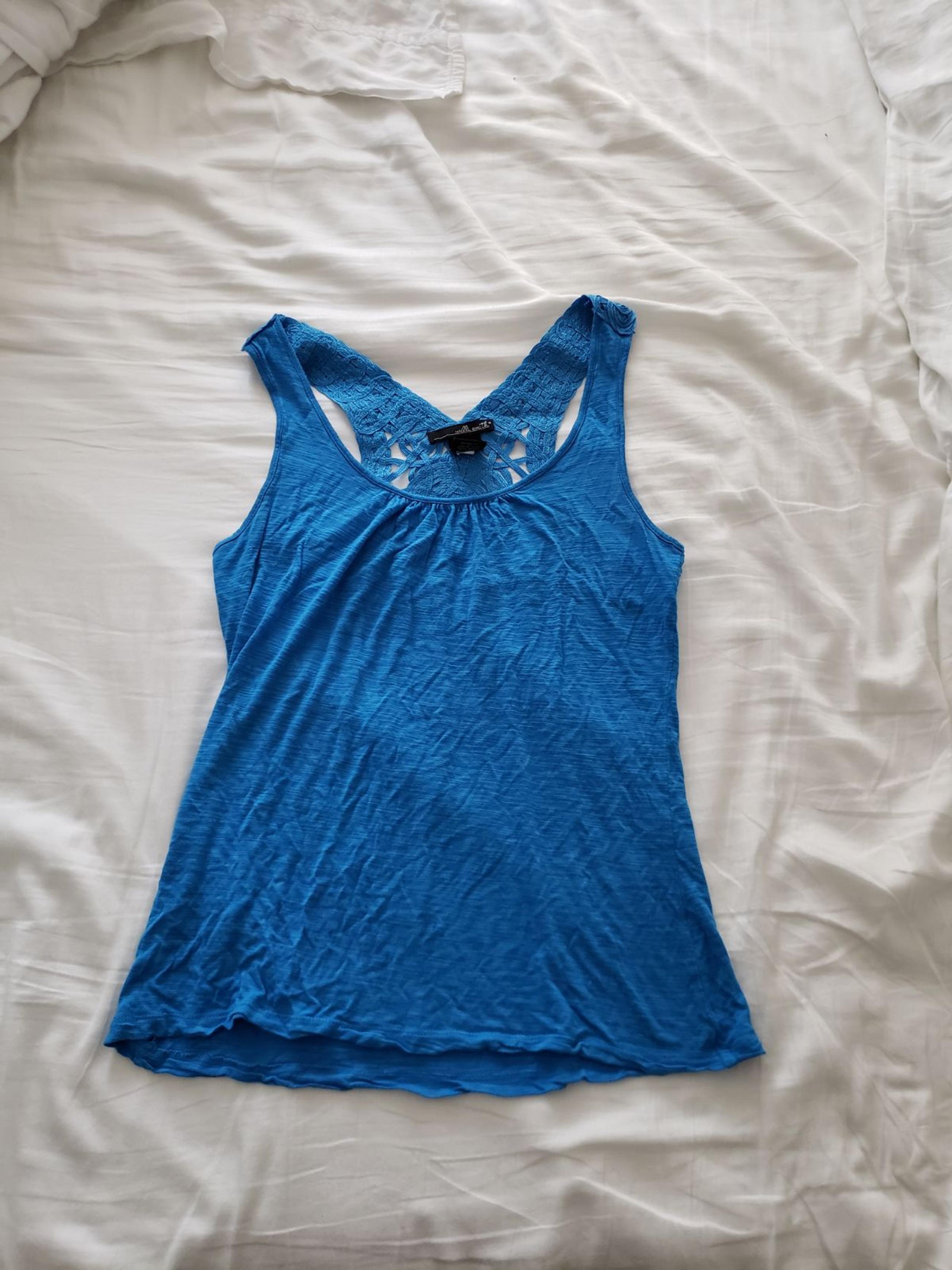 Willi Smith Blue Tank Top